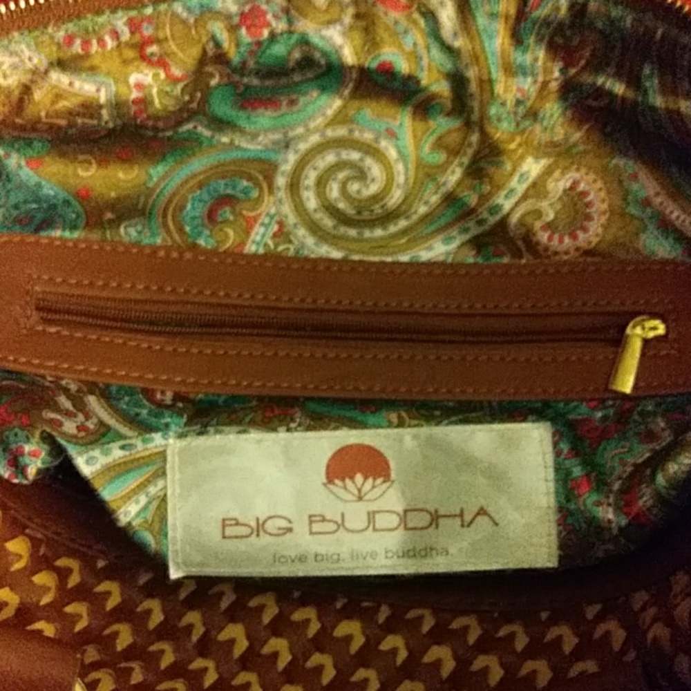 Unique pattern Big Buddha purse
